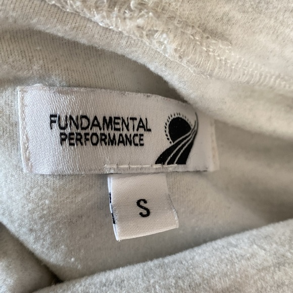 Fundamental Coast Funnel Neck Hooded Fleece Sweatshirt - Picture 4 of 4